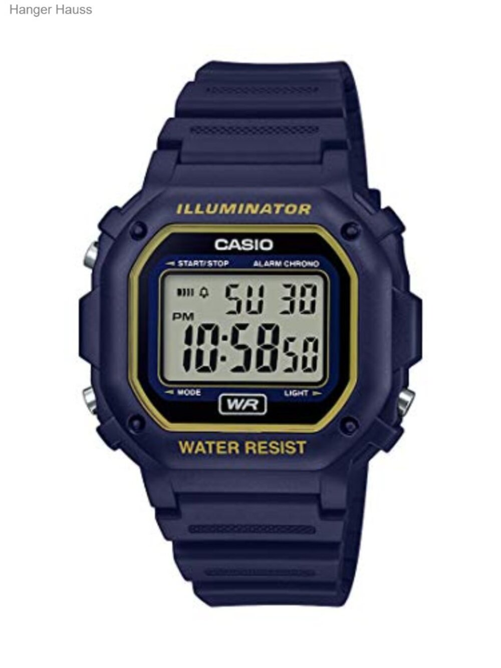 Casio Men's Digital Watch Illuminator LED Alarm Stopwatch Water Resistant 100m